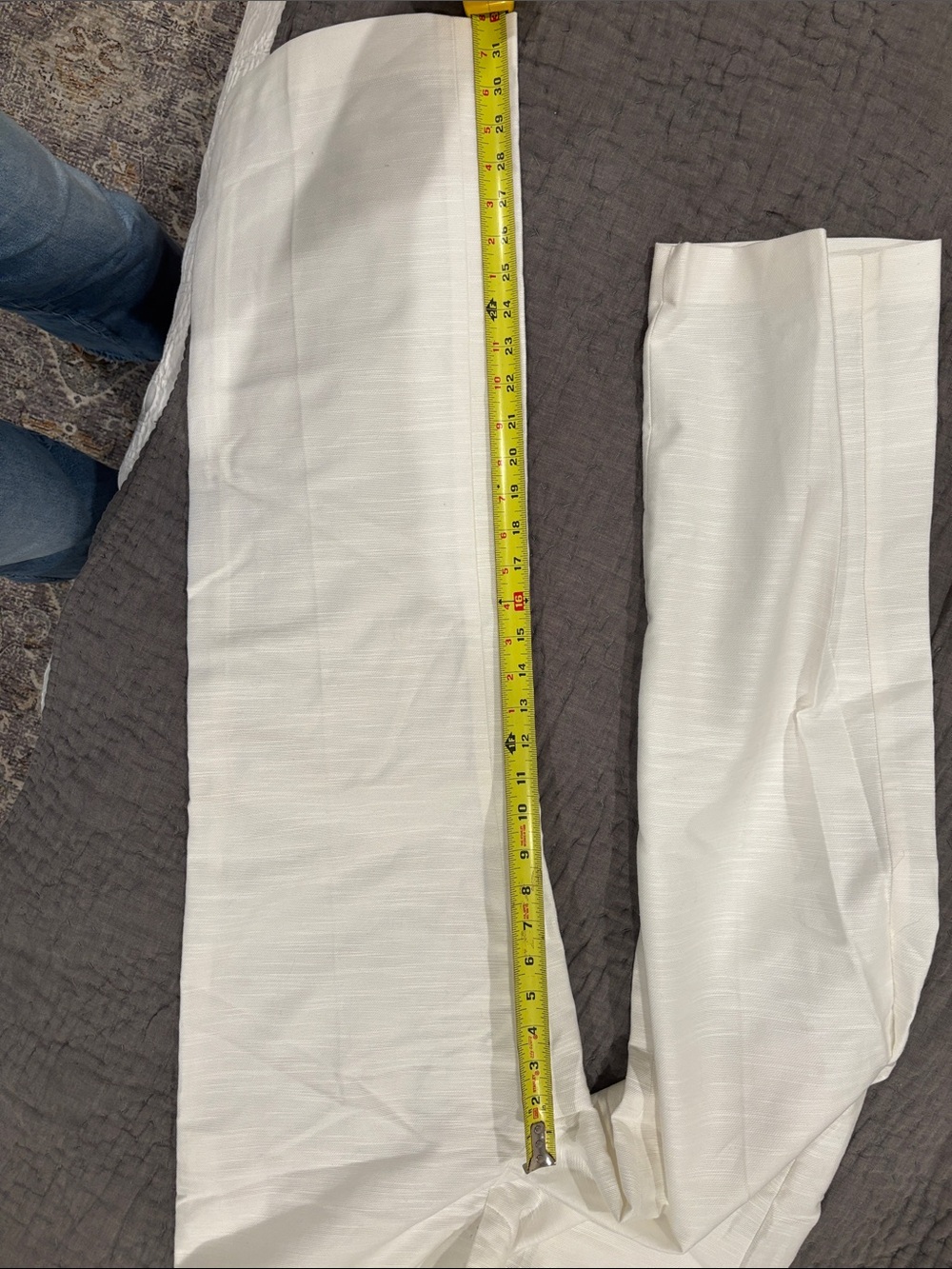 LOFT Wide Leg Pants in White - Picture 6 of 9